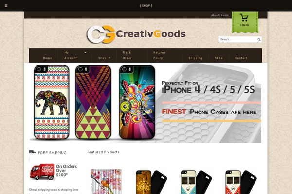 WordPress website example screenshot