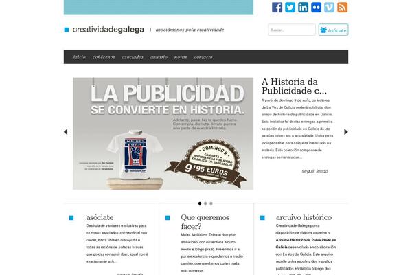 creatividadegalega.org site used Minimalold