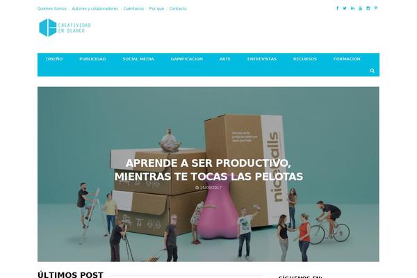 Barcelona theme site design template sample