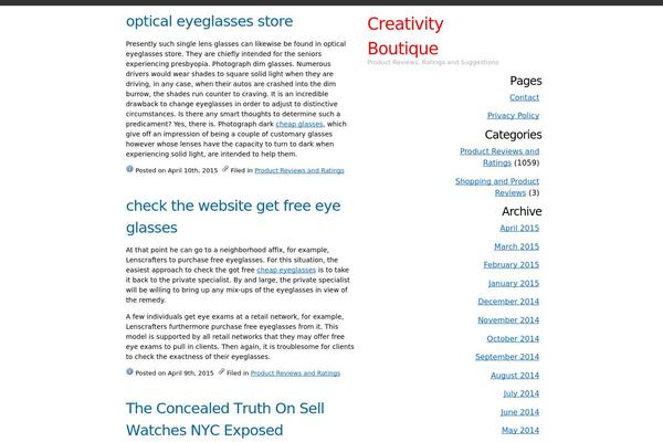 WordPress website example screenshot