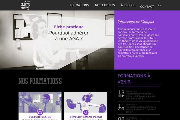 creativlearn.fr site used Creativlearn