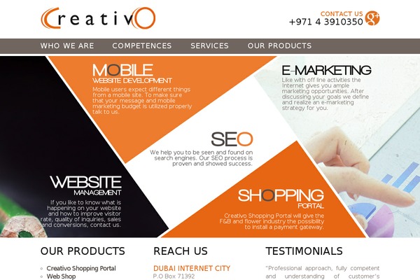 creativouae.com site used Creativo_fz_llc