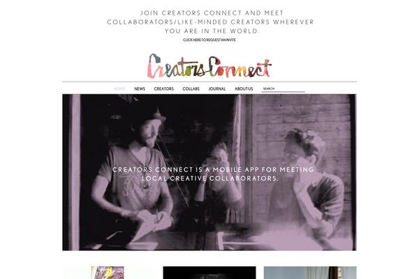 creatorsconnect.com site used Creators-theme