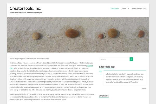 Spacious theme site design template sample
