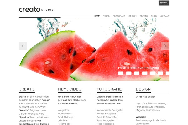 Albedo theme site design template sample