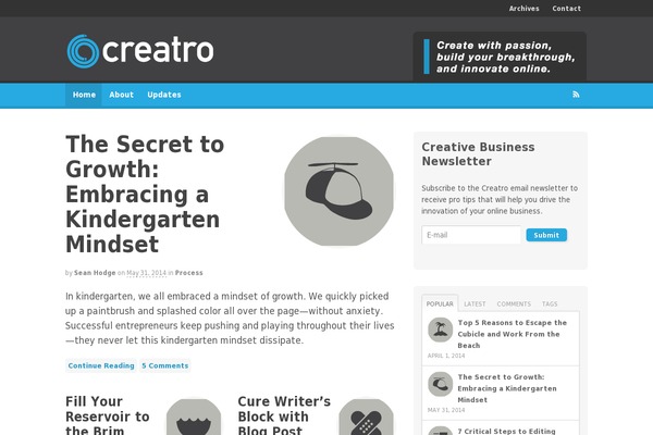 creatro.com site used Canvas-creatro