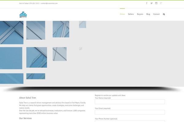 WordPress website example screenshot