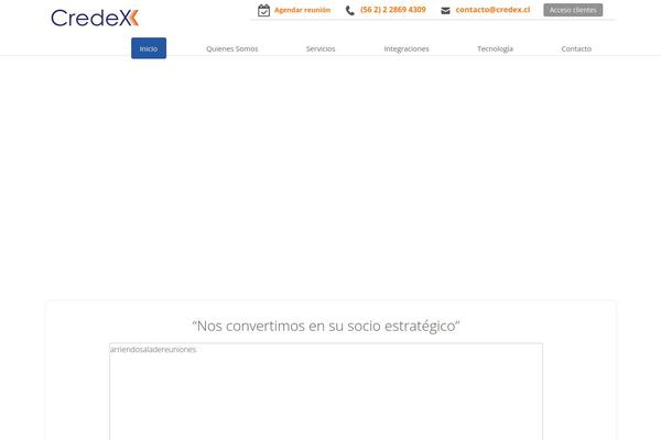 credex.cl site used Wordpress-naked