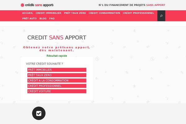 credit-sans-apport.fr site used Voice