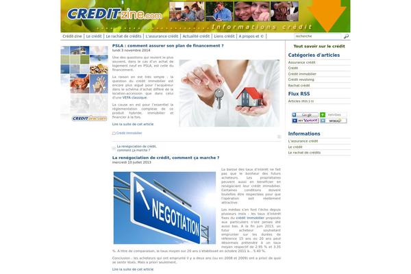 credit-zine.com site used Cz-theme