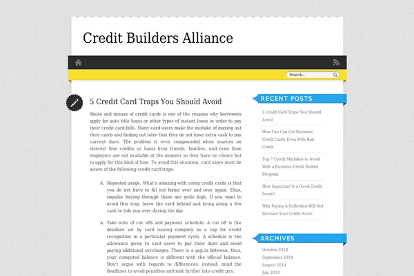 creditbuildersalliance.us site used Crisp120