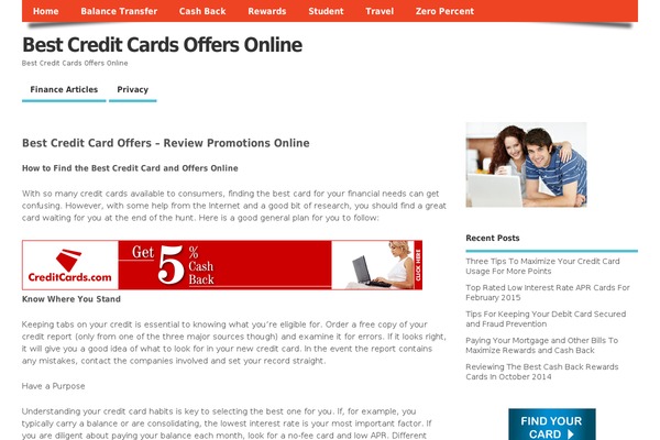 MesoColumn theme site design template sample