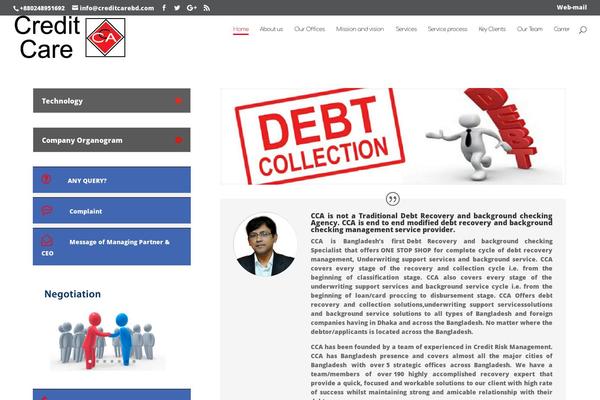 Divi theme site design template sample