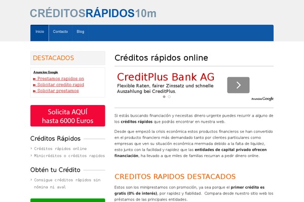 creditosrapidos10m.com site used Flux