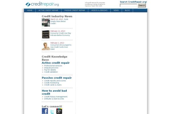 creditrepair.org site used Creditrepair