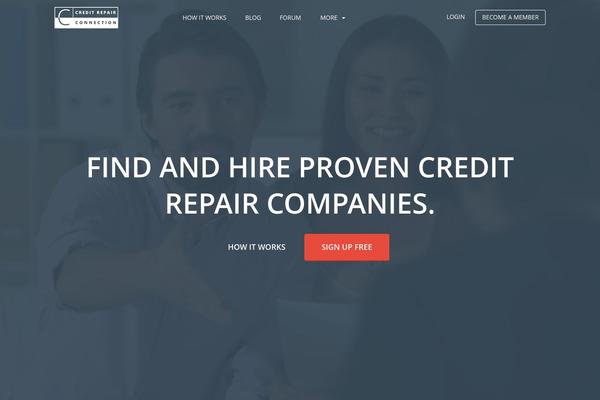 creditrepairconnection.com site used Freelanceengine