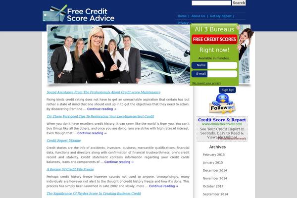 creditreportonlinefree.org site used Archfreecredit
