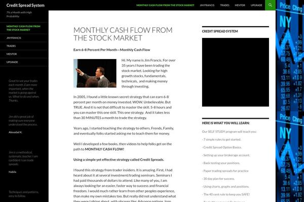 Twenty Fourteen theme site design template sample