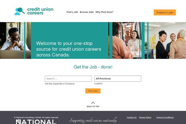 creditunioncareers.ca site used Careers-theme