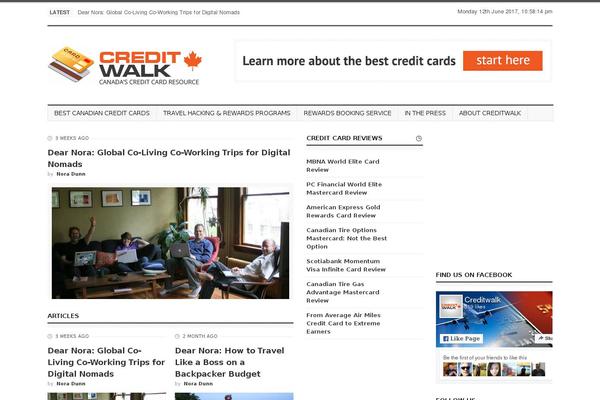 creditwalk.ca site used Wp-volcano-child