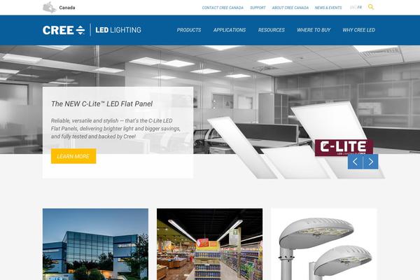 creecanada.com site used Cree