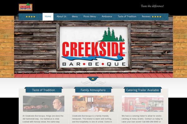 The Restaurant theme site design template sample