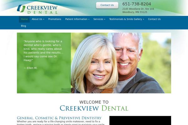 creekviewdental.com site used Creekview