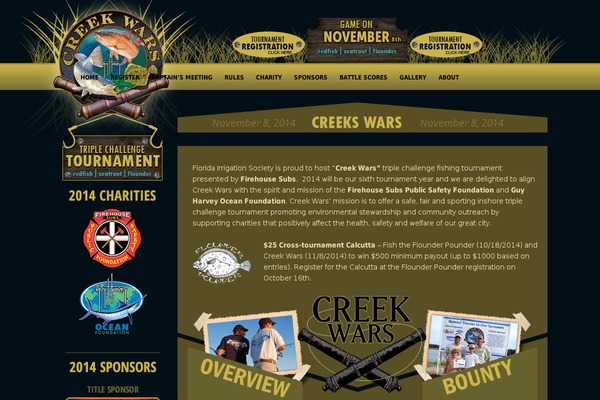 creekwars.com site used Creekwars