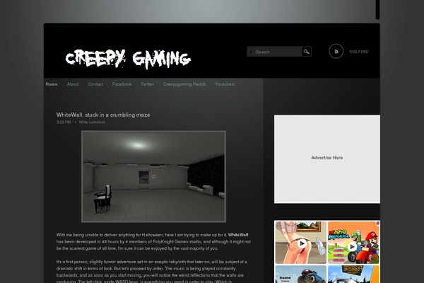 creepygaming.net site used Pianoblack