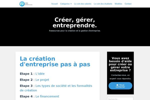 creer-gerer-entreprendre.fr site used Flaton-child
