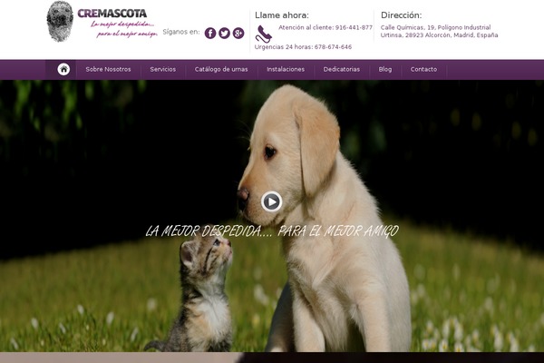 cremascota.com site used Creamcosta