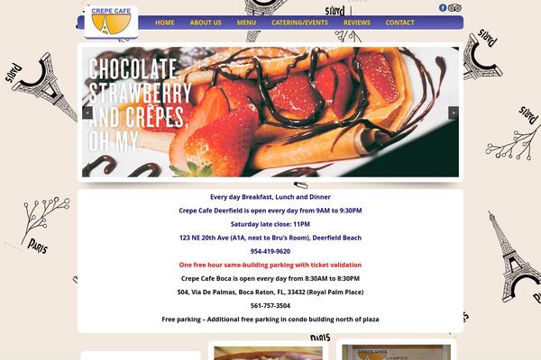 crepecafedeerfield.com site used Crepe-cafe
