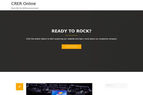 Rocked theme site design template sample