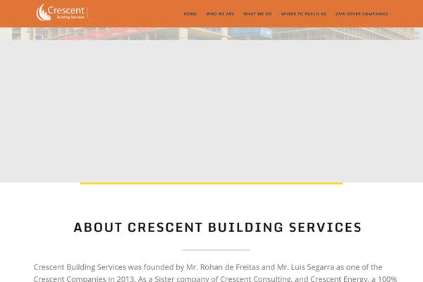 Crescent theme site design template sample