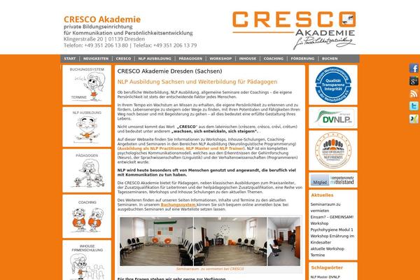 cresco-akademie.de site used Cresco