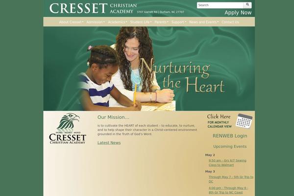 cressetchristian.org site used Cresset