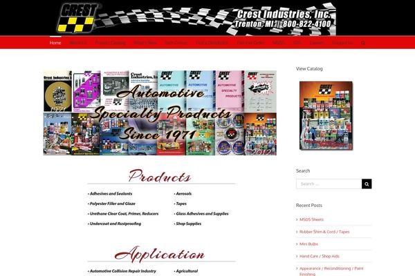 WordPress website example screenshot