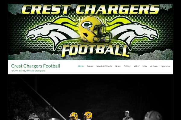 crestchargersfootball.com site used Spacious