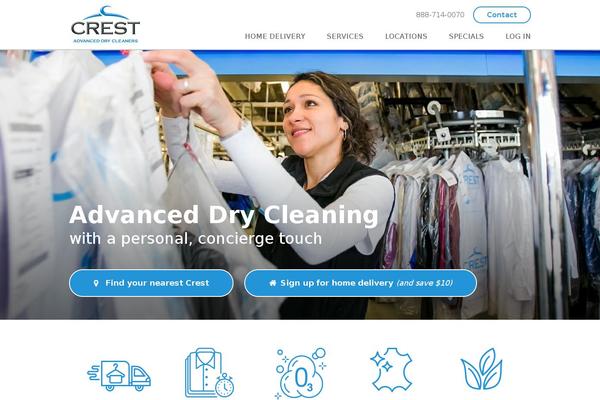 crestcleaners.com site used Crest