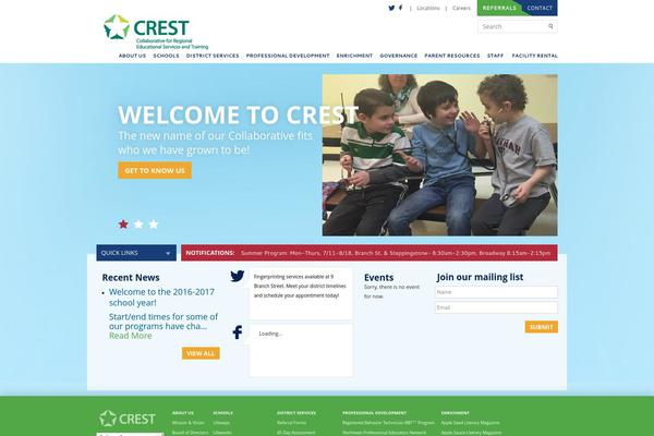 crestcollaborative.org site used Meshwp