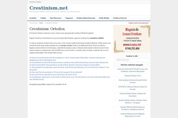 crestinism.net site used Blogmate