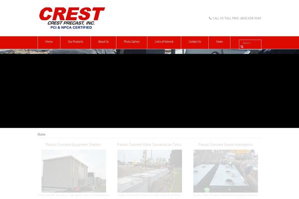 crestprecastconcrete.com site used Crest-ch