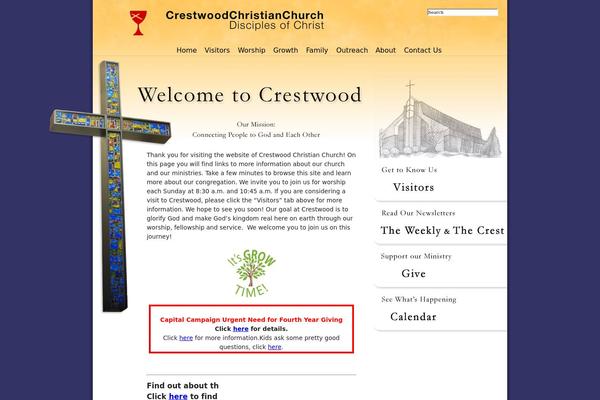 crestwoodchristian.com site used Ccctheme