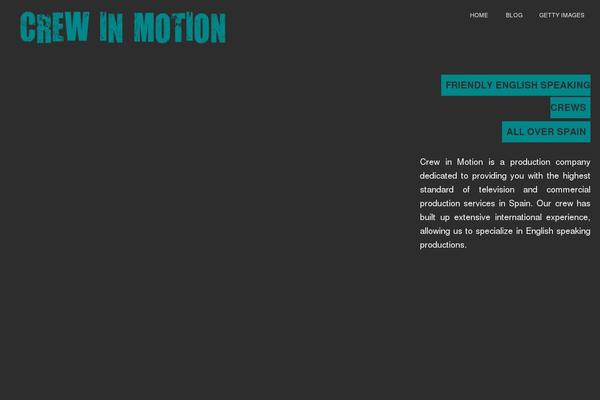 crewinmotion.com site used Singlepage-pro