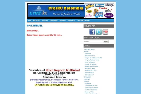 crezkc-colombia.com site used Bloggingsucess