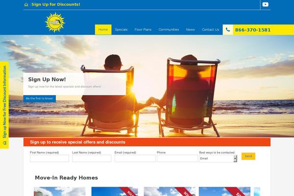 Realhomes Child theme site design template sample