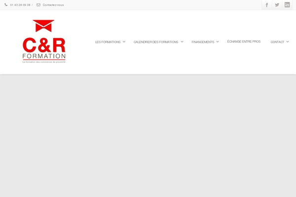 crformation.fr site used Crformation