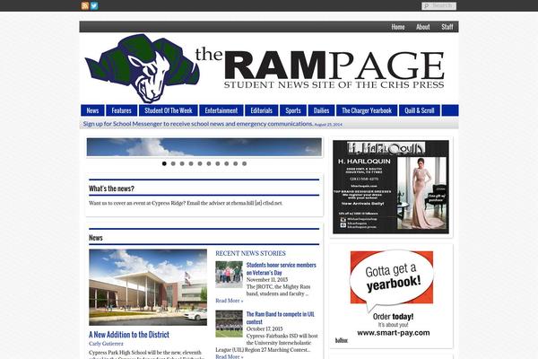 WordPress website example screenshot