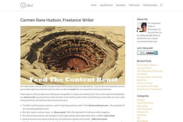 Site using CommentLuv plugin