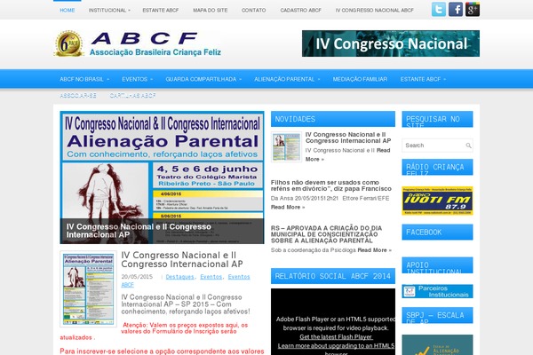 criancafeliz.org site used Readnews